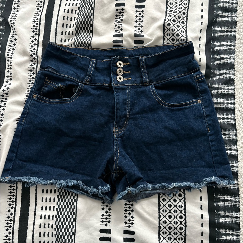 California Vintage High Waist Denim Shorts